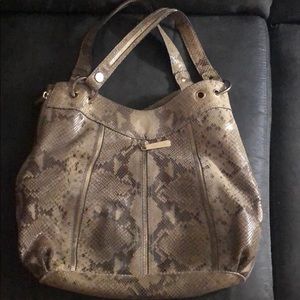 Michael Kors snake skin big hobo